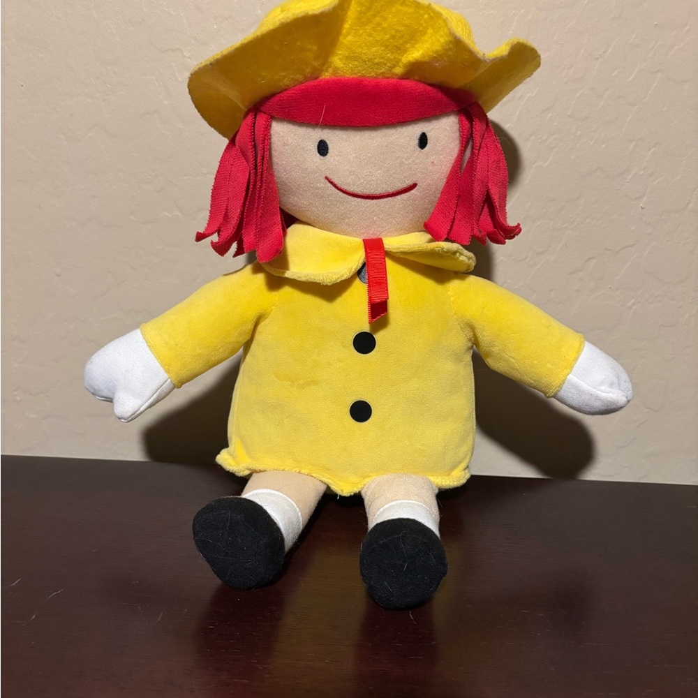 Yellow Raincoat Doll with Red Hair